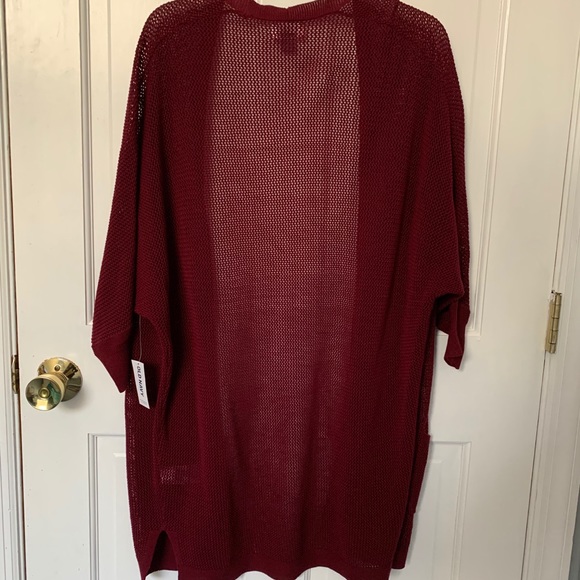 Maroon cardigan - $ negotiable - Picture 3 of 3